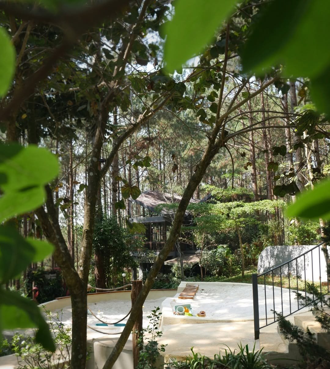 Three elevations of the playground